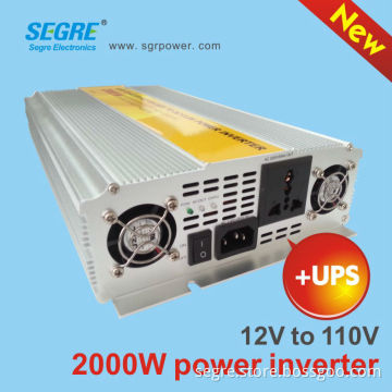2017 hot sales modified sine wave power 12v DC to 110v AC 2000w power inverter